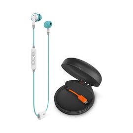 JBL Inspire 700 for Women - Aqua - In-Ear Wireless Sport Headphones with charging case - Hero